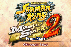 Shaman King - Master of Spirits 2 Title Screen